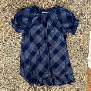 Hillhouse XS navy and silver tartan !